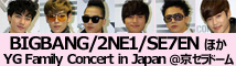 BIGBANGほかYGファミリーコンサート